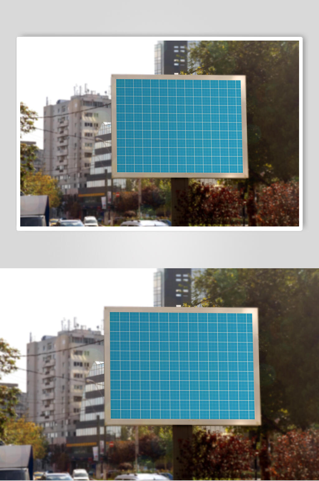 商务大气广告牌展示样机素材