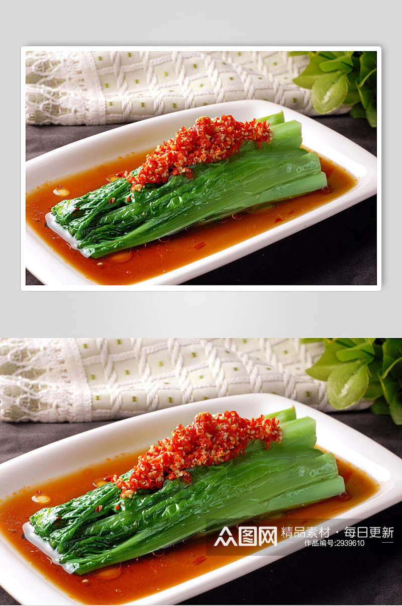 油麦菜凉菜素材冷拼食品高清图片素材