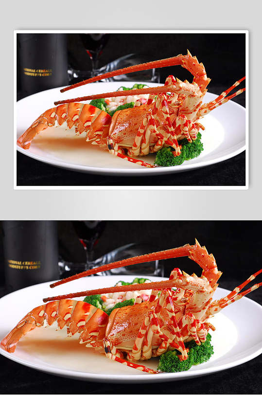 精选大龙虾海鲜生鲜餐饮食物图片
