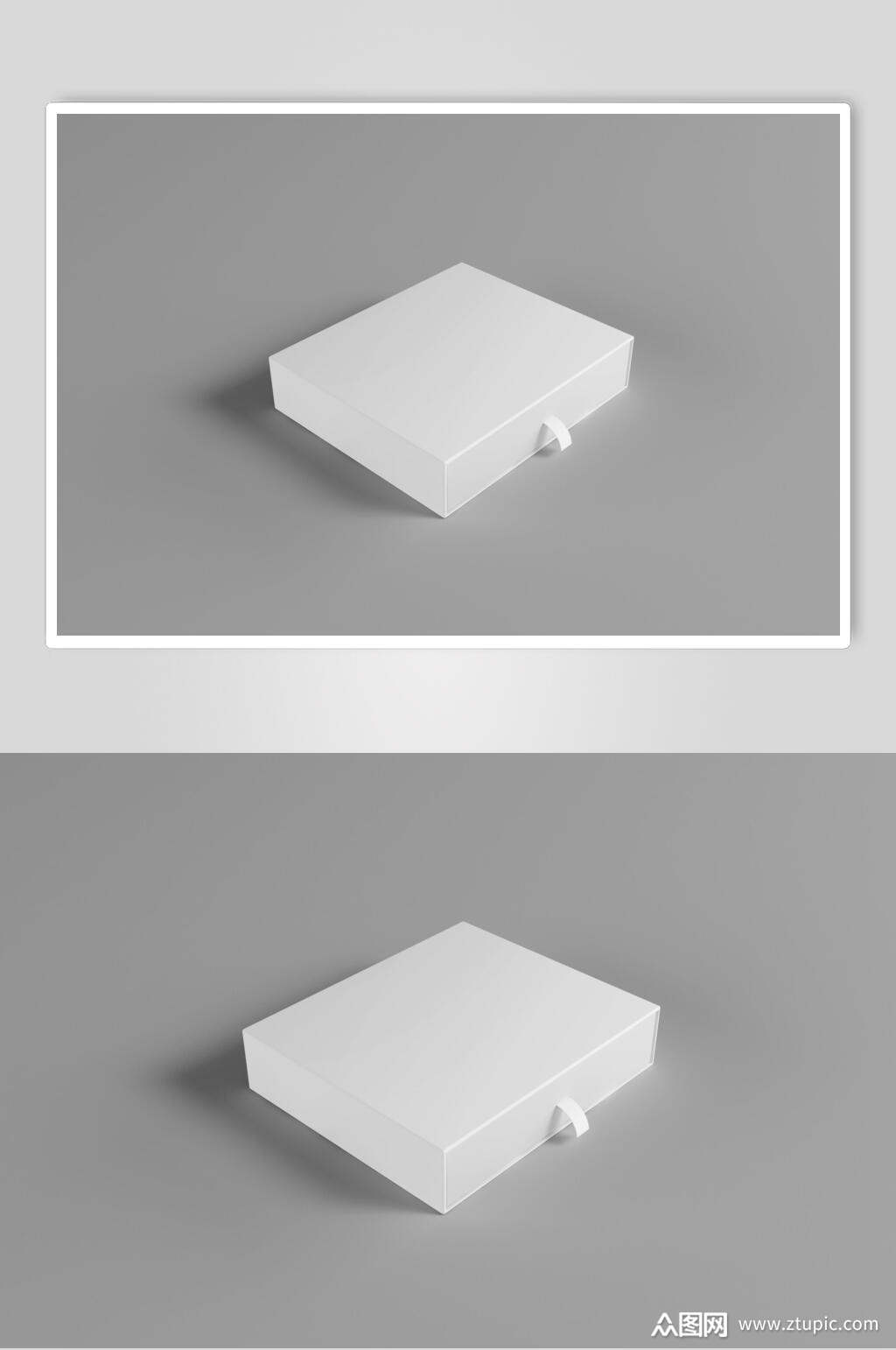 纸巾抽式套盒样机素材