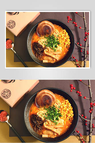 日式料理美食海鲜面图片