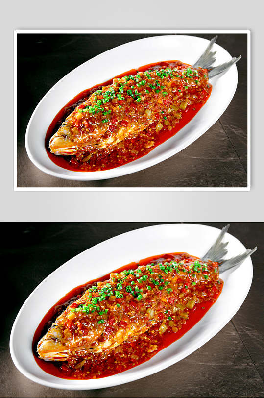 香辣红烧鱼海鲜生鲜餐饮食物图片