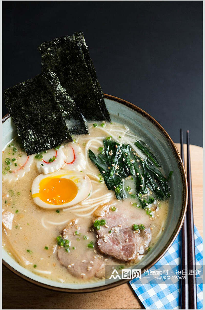 日式料理美食面食摄影图片素材