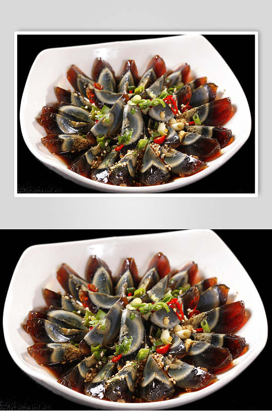 皮蛋凉菜素材冷拼高清图片-众图网