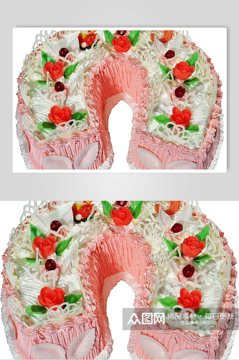 粉色甜品蛋糕摄影图片素材