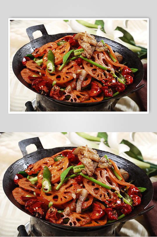 藕片干锅香锅图片