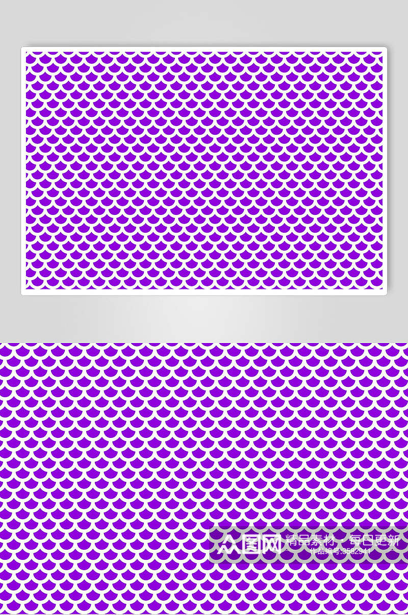 紫色大气高端中式图纹元素素材素材
