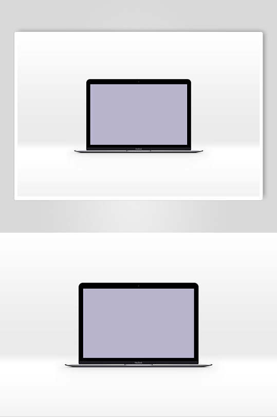 紫色高清留白网页单页面展示样机