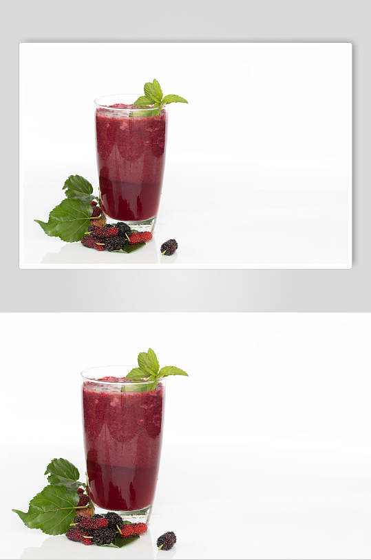 桑葚食物果汁夏日清凉摄影图