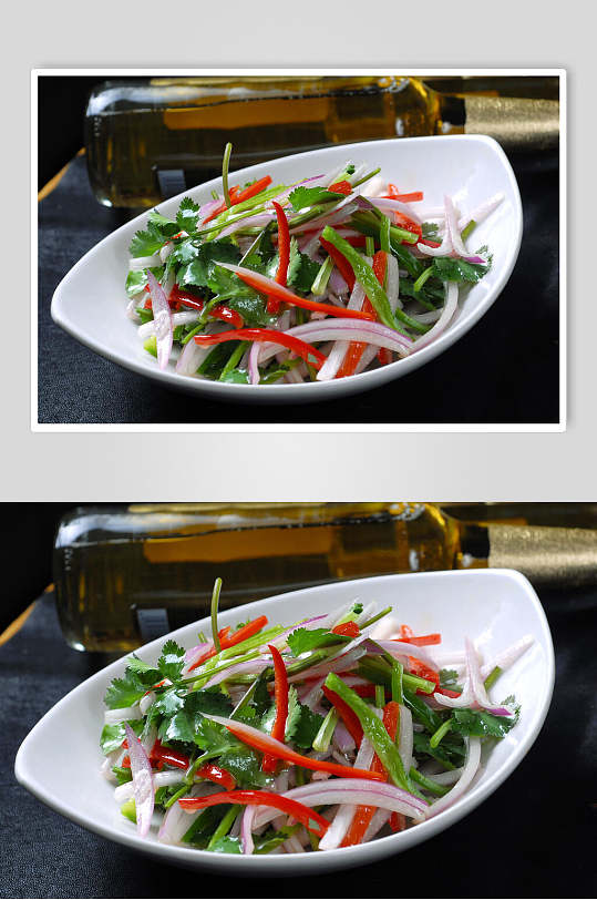 健康美味凉菜素材冷拼食品摄影图片