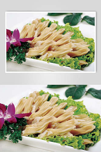 腐竹凉菜素材冷拼食品摄影图片