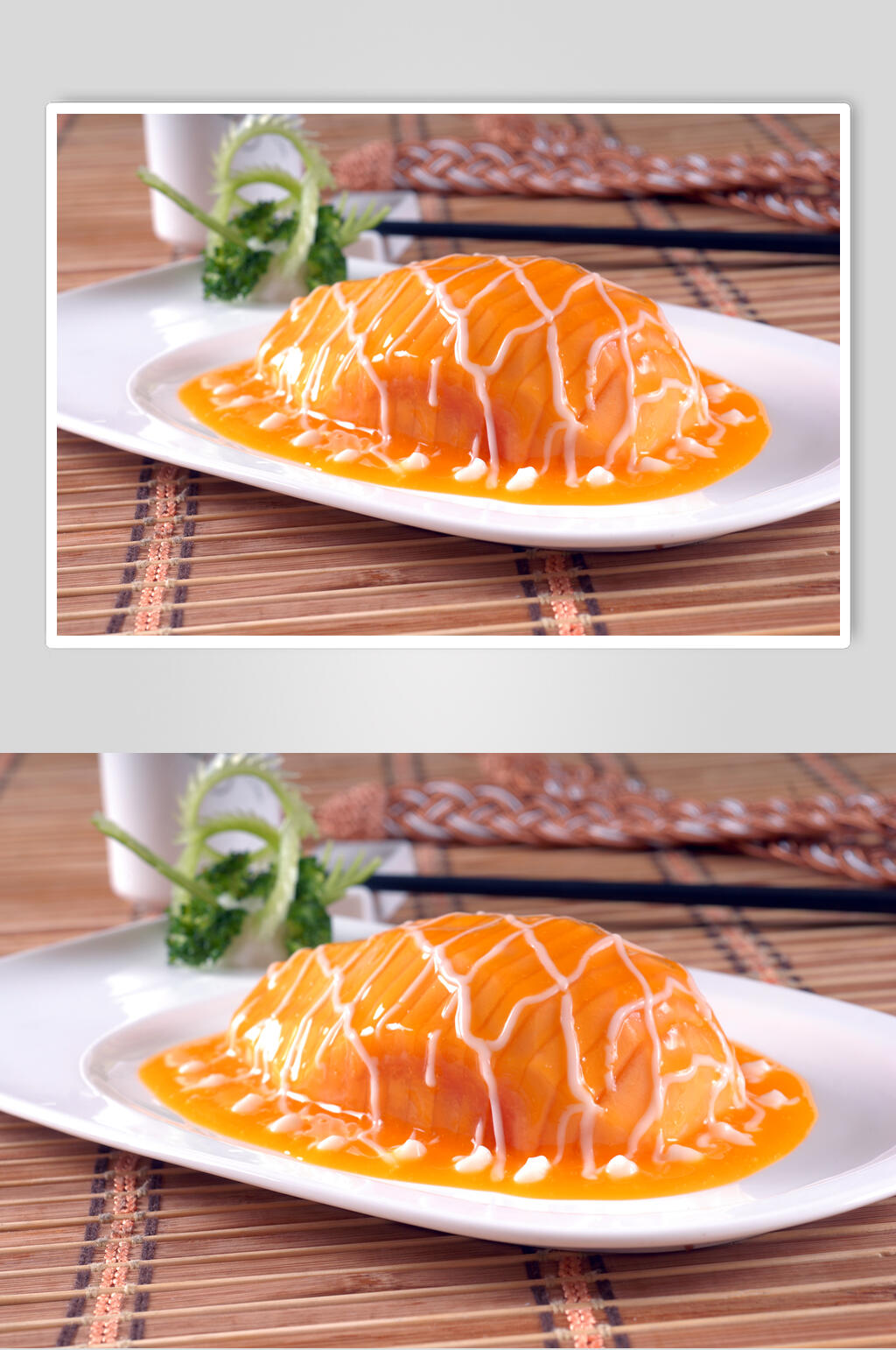 精品木瓜凉菜素材冷拼食品高清图片
