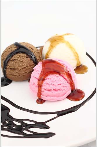 飘香美味冰淇淋甜品蛋糕图片
