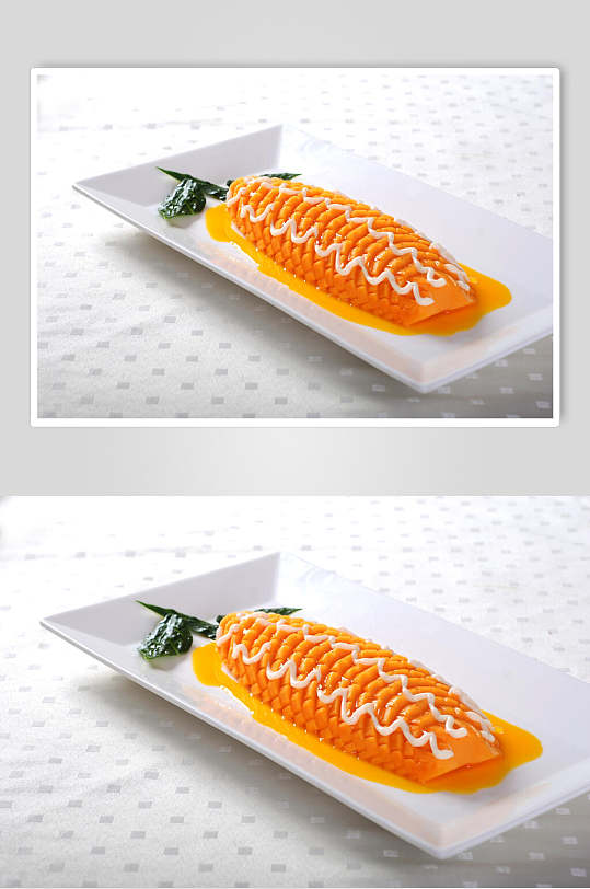 木瓜凉菜素材冷拼图片