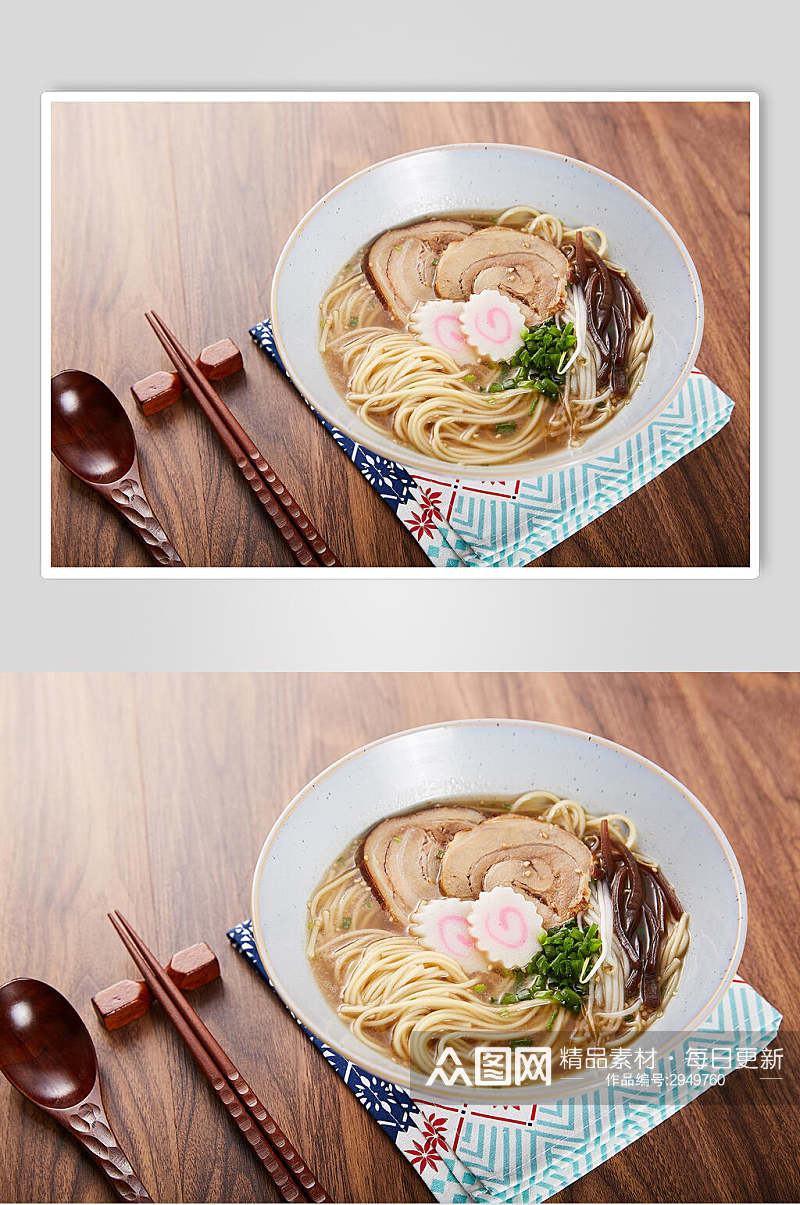 日式料理美食龙须面图片素材