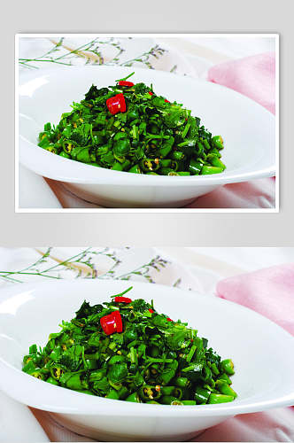 绿色凉菜素材冷拼图片