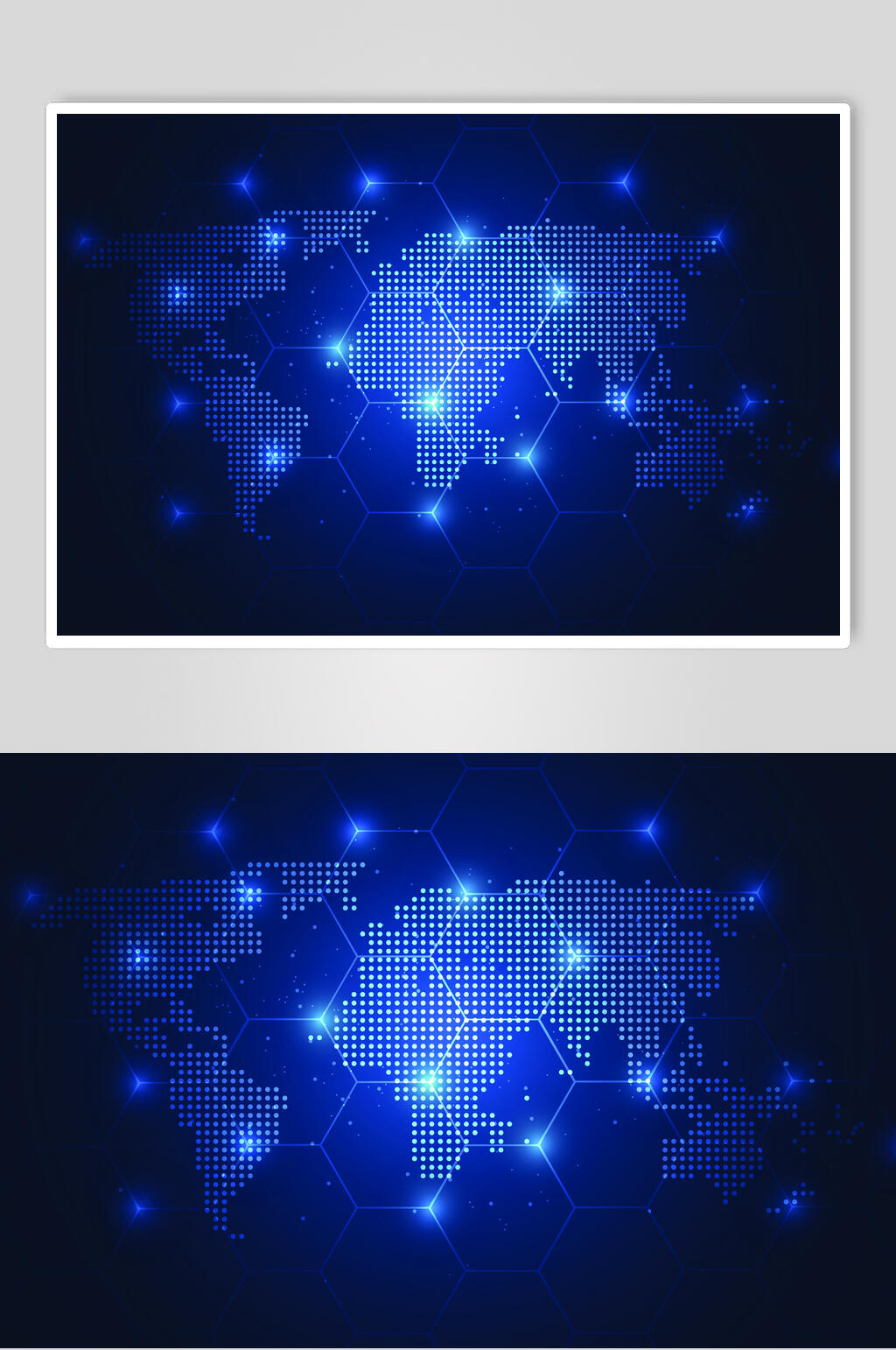 世界地图科技互联网矢量素材素材