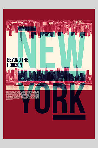 欧美风纽约国外海报