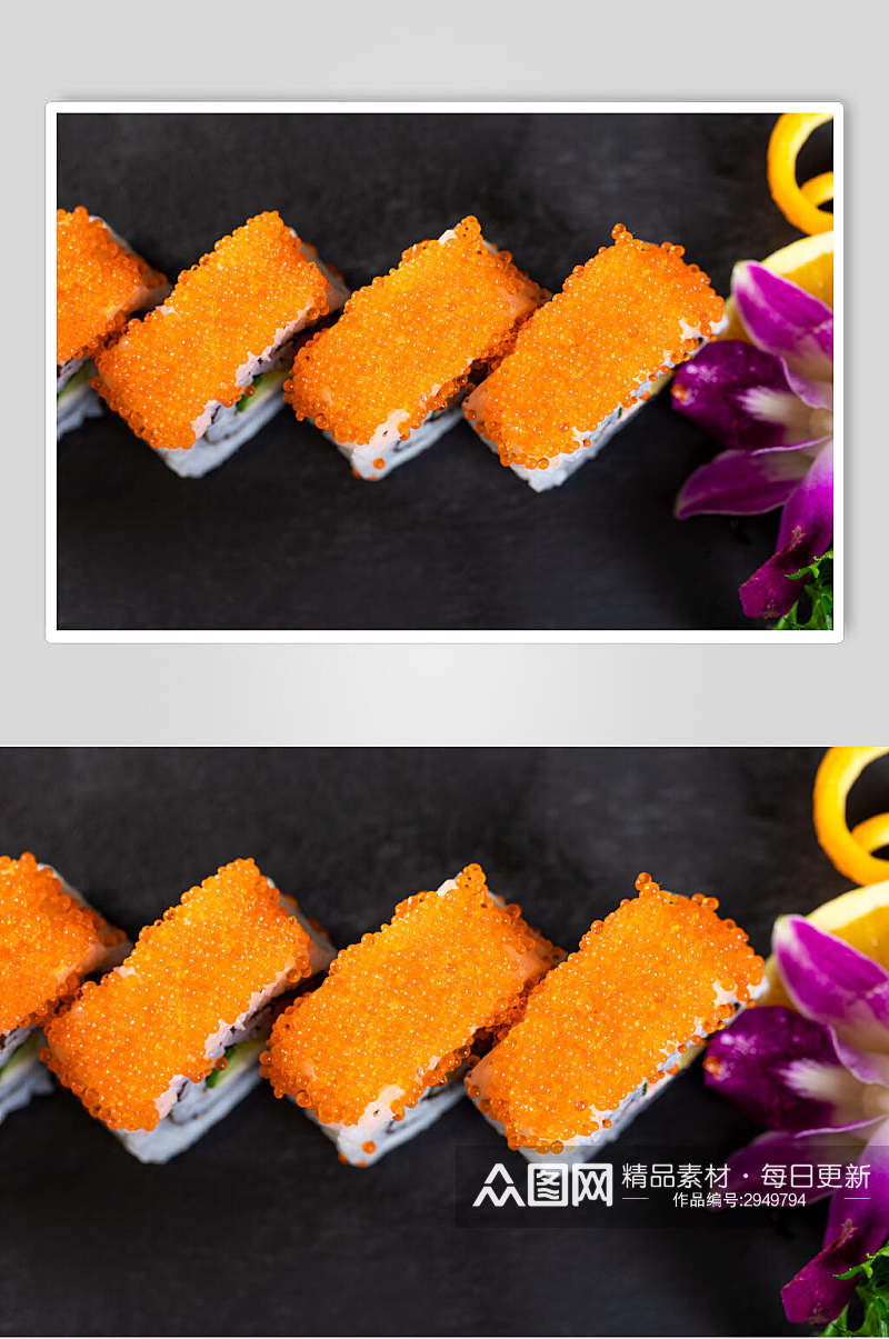 鱼籽寿司美食图片素材