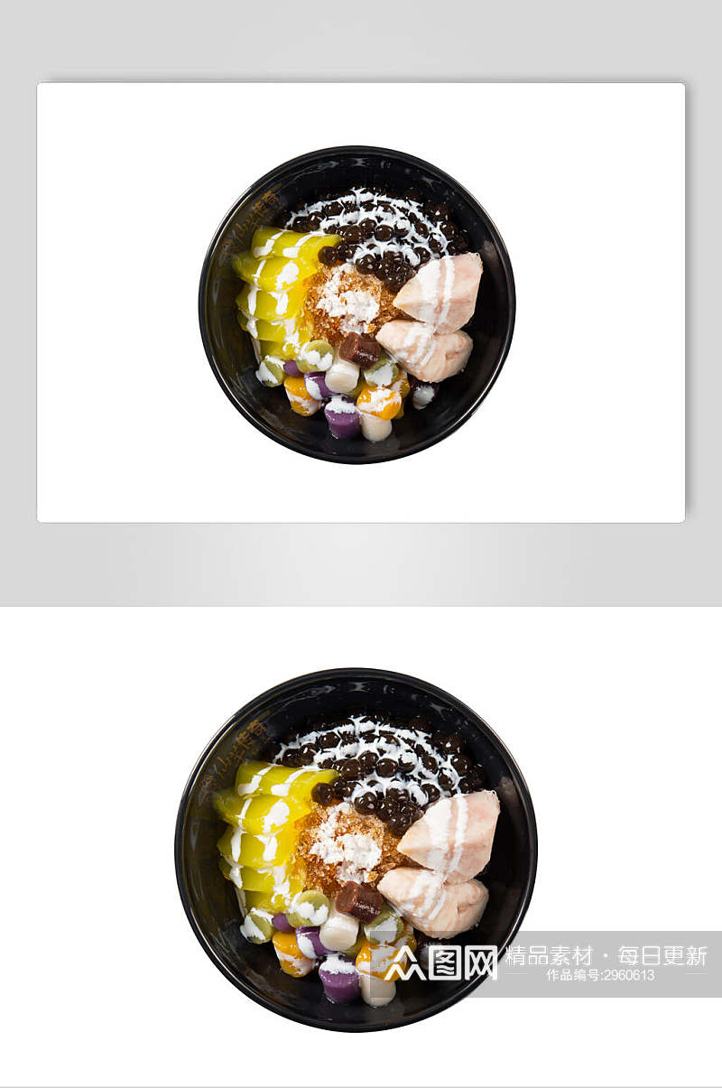 正宗美味芋圆食品高清图片素材