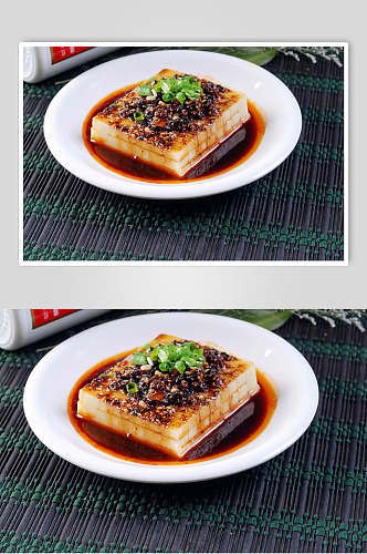 豆腐凉菜素材冷拼高清图片