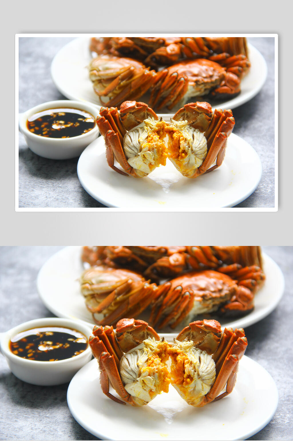 精品美味螃蟹大闸蟹美食图片素材