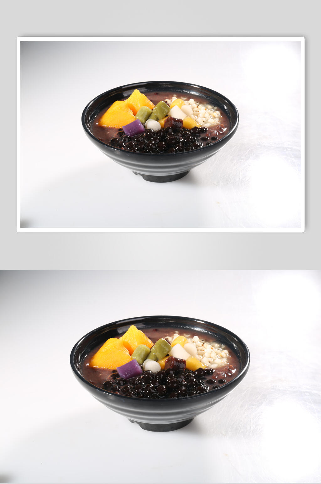 热芋圆二号地瓜薏仁珍珠图片素材