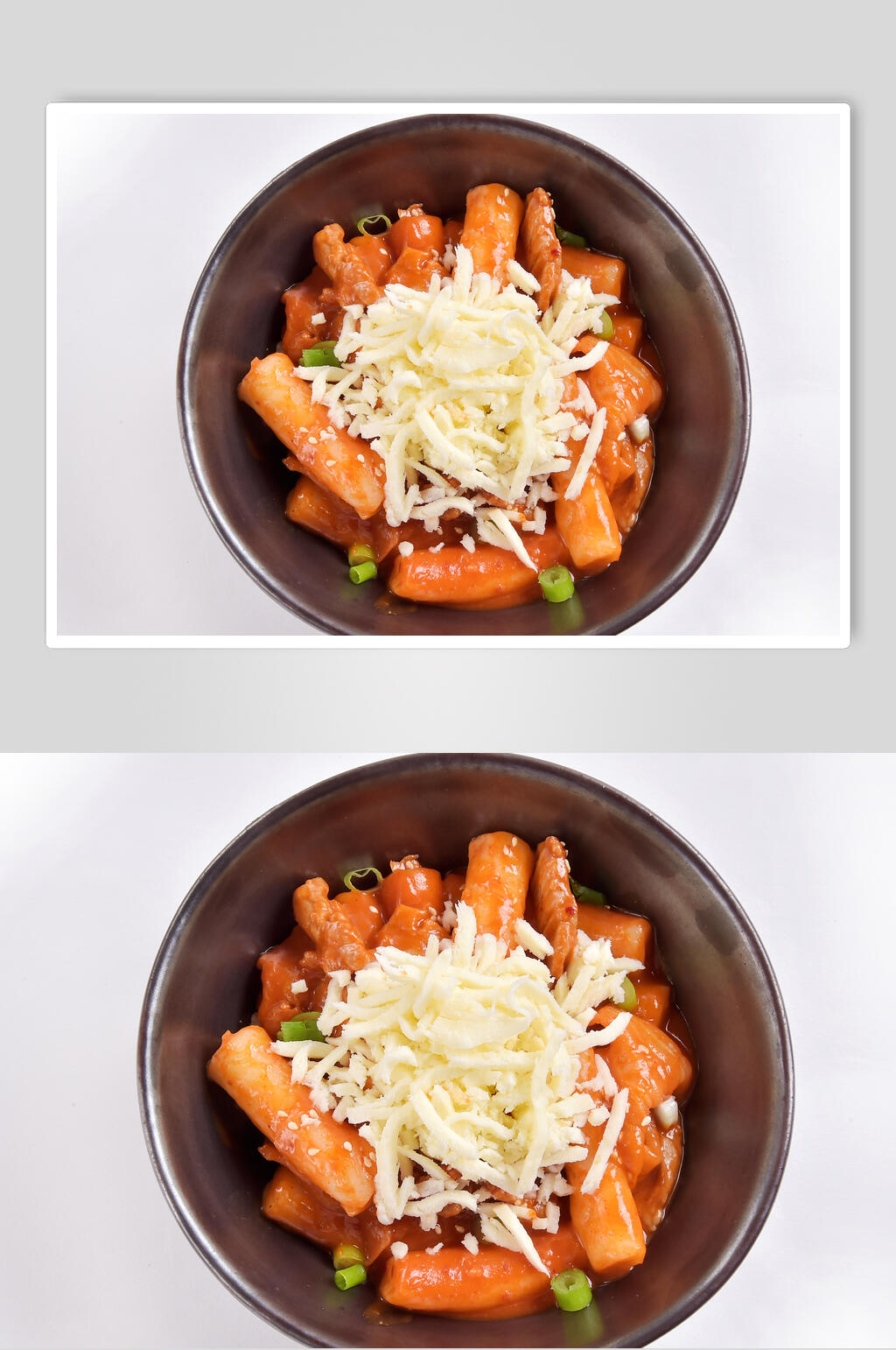 韩式特色芝士肉年糕图片素材