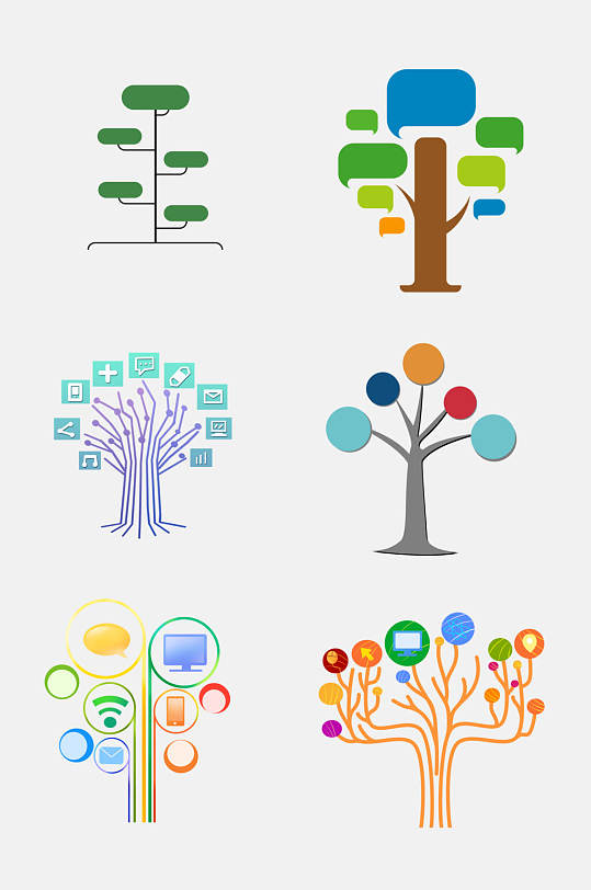 树状图图图片-树状图图素材下载-众图网