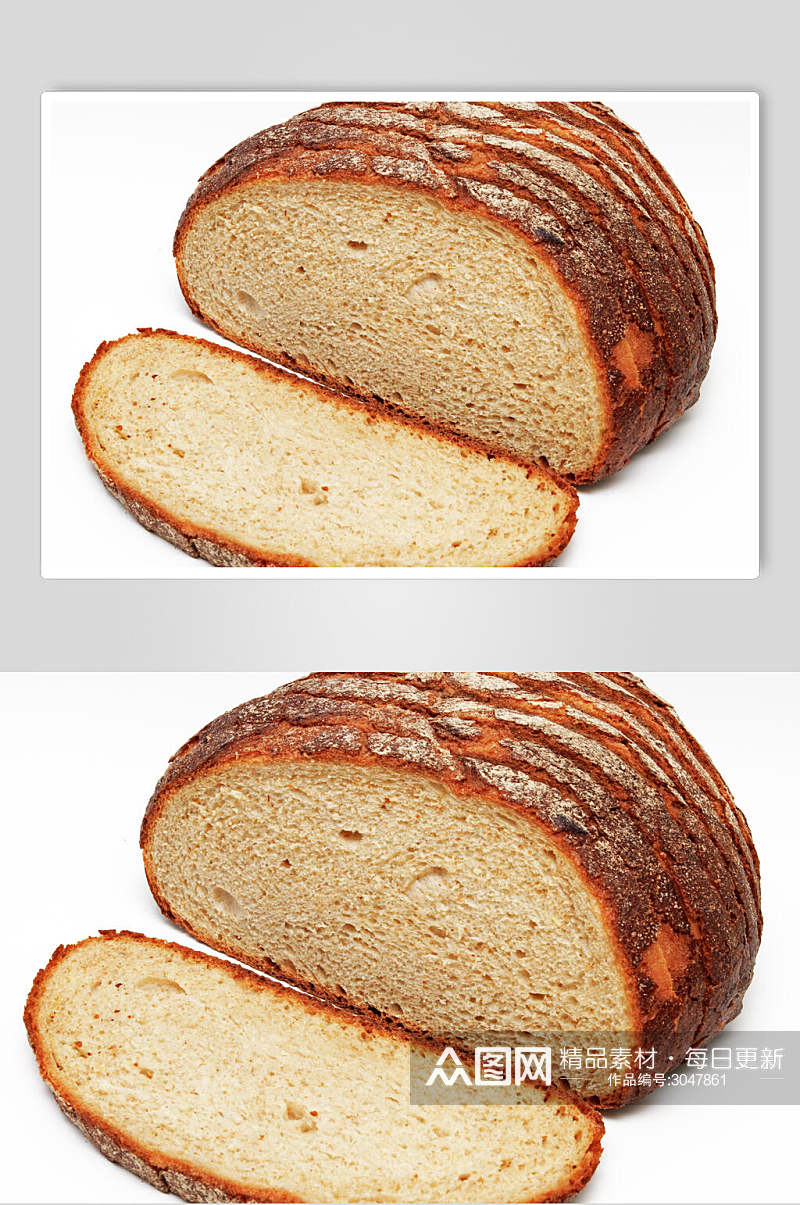 全麦面包食品高清图片素材