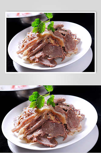 海鲜汤锅类羊肉摄影图