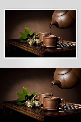 古典红茶摄影图