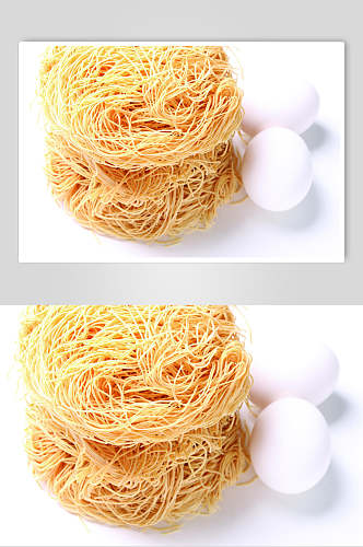 精品鸡蛋面五谷坚果摄影图