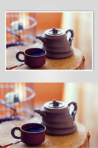 古色古香茶水摄影图