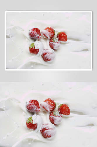 奶油草莓蔬菜水果食物图片