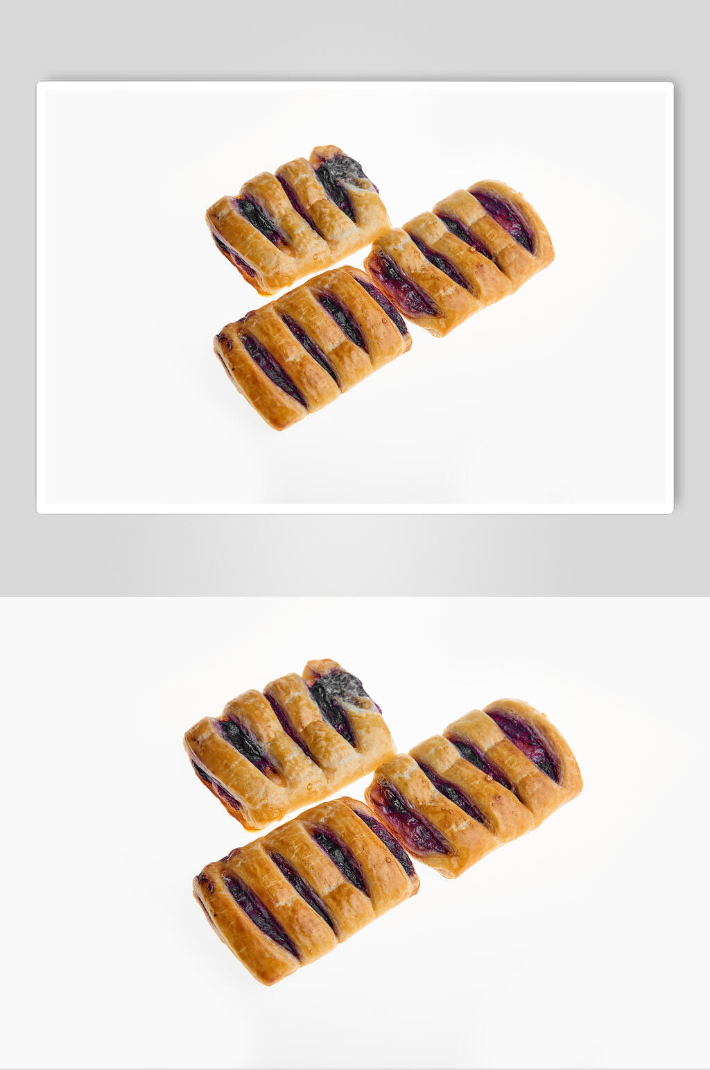 美味蓝莓烘焙面包摄影图片素材