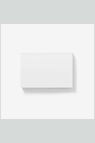 立体方形阴影白色背景墙白膜贴图样机