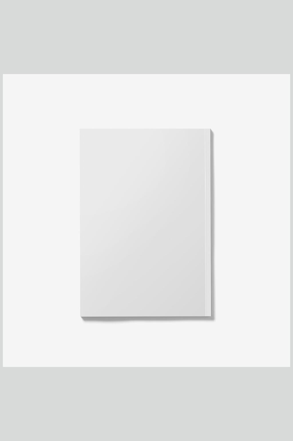 白色杂志画册展示样机素材