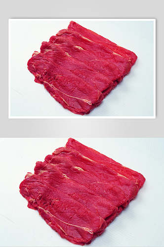 新鲜猪肉肉类摄影图
