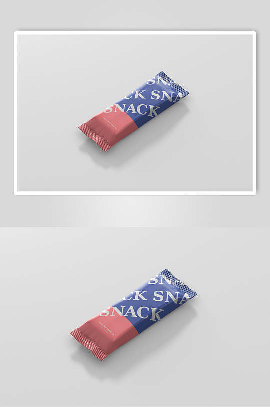膨化袋英文字母蓝食品零食包装样机