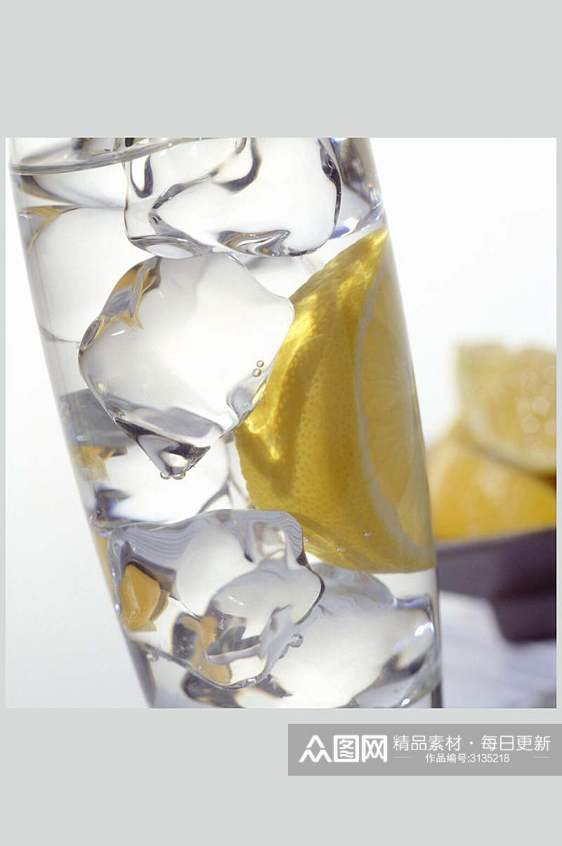 柠檬酒水摄影图素材
