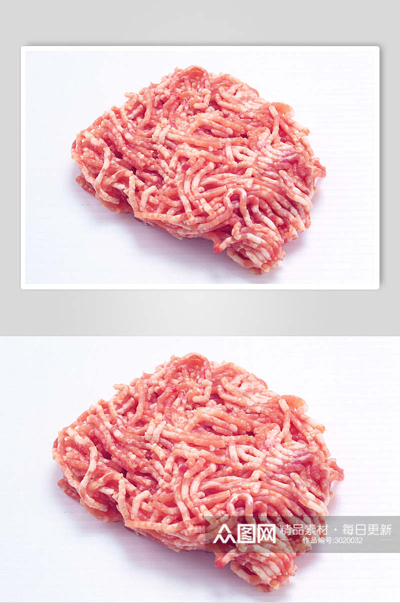 精品肉沫猪肉肉类餐饮摄影图素材