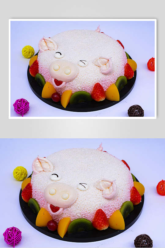 祝寿生日蛋糕摄影图