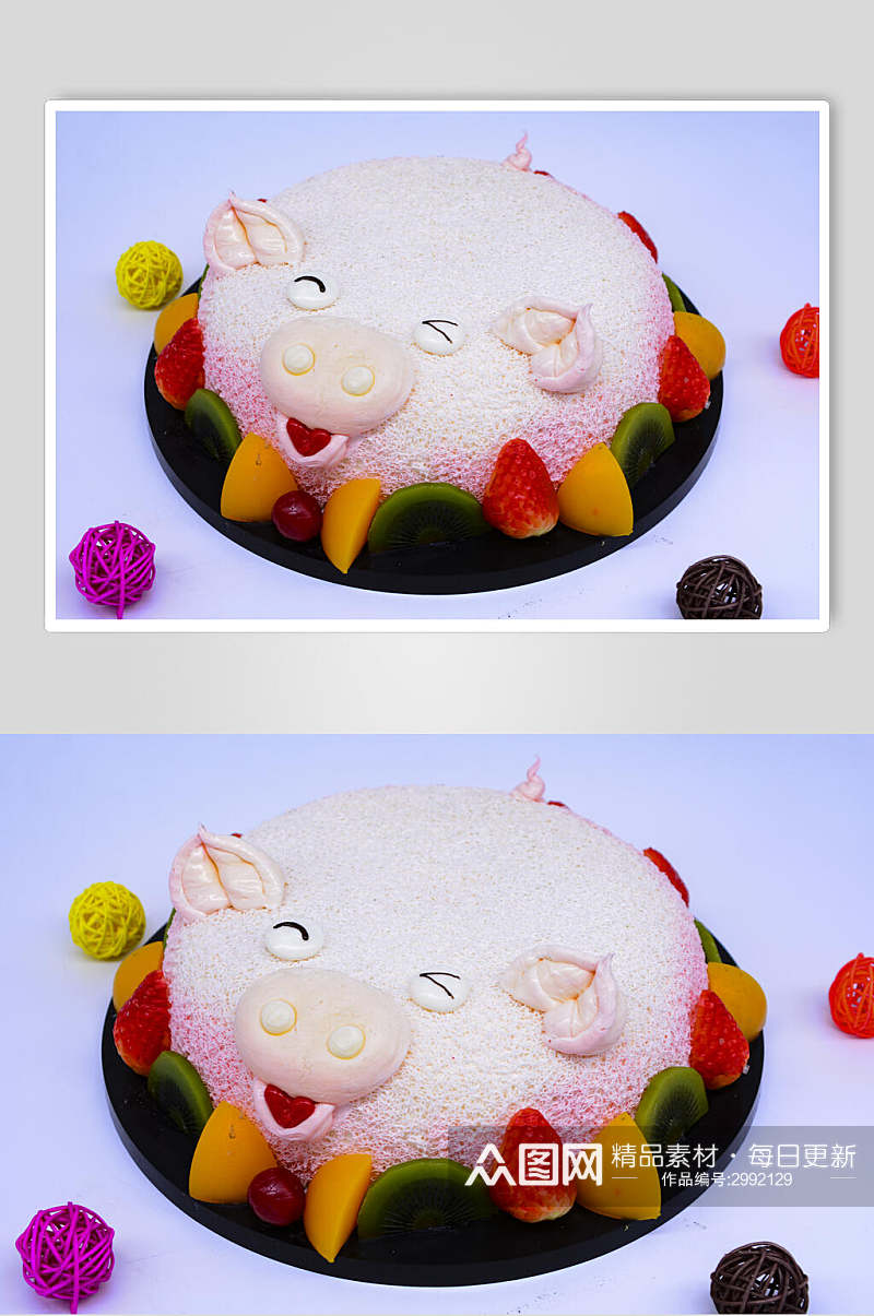 祝寿生日蛋糕摄影图素材