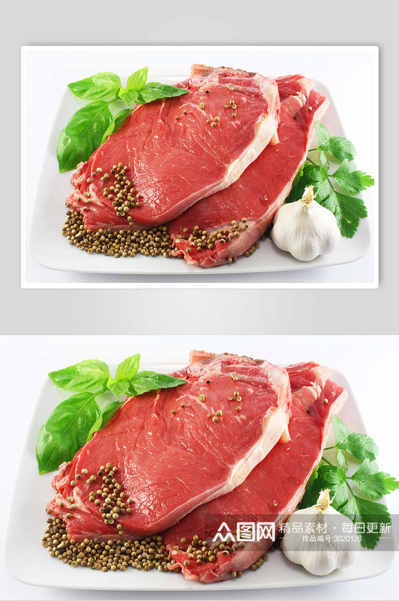 黑椒猪肉肉类食品摄影图素材