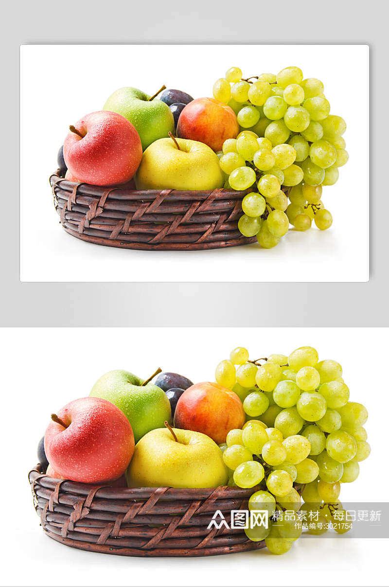 白底蔬菜水果食物高清图片素材