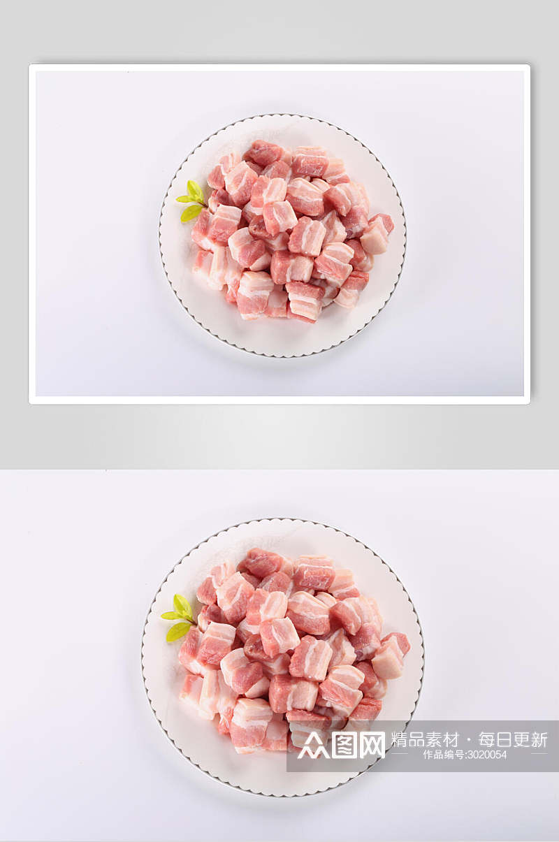新鲜五花肉猪肉肉类餐饮图片素材