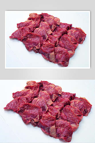 肉片猪肉肉类摄影图
