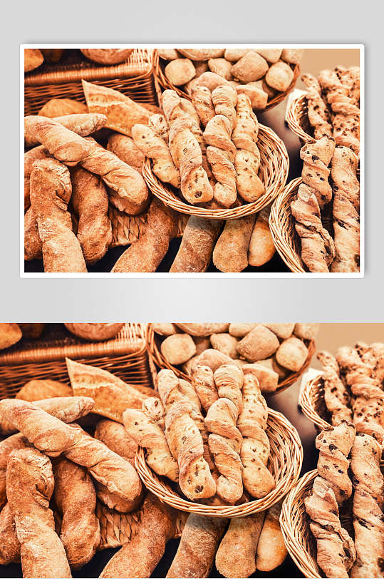 特色全麦面包食品图片