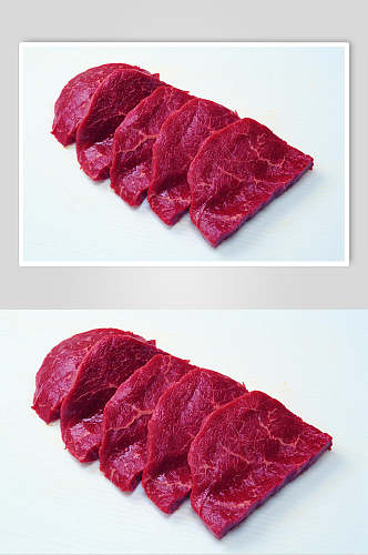 招牌美味猪肉肉类食品摄影图